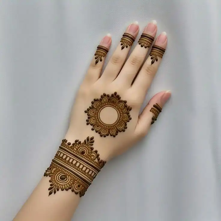simple mehndi design new